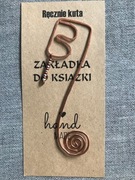 Zakładka do książki z miedzi ręcznie kuta HandMade
