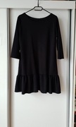 Czarna sukienka codzienna rękaw 3/4 rozm.XL