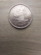 Irlandia 1 pingin 1941 km11 stan -II; kura z pisklętami