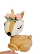 Sarenka dekoracja na tort roczek zwierzęta leśne