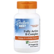 Doctor's Best, Fully Active B Complex, 60 kapsułek roślinnych