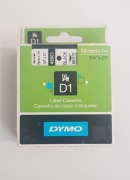 Taśma DYMO D1 19 mm x 7 m czarno-biała