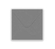 perłowe ciemne koperty 13x13, kwadratowe koperty grafitowe 13x13 cm