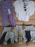 Zestaw nowych ubrań dziecięcych 