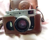 Zorki 4 aparat fotograficzny i swiatlomierz 