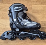 Rolki Vibes 31-34; ochraniacze 6-10 lat; zapasowy hamulec