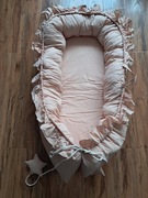 nowy kokon kolor pudrowy róż wym 80x50 cm, brak metki