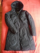 Parka damska puchowa do kolan b. ciepła, czarna, The North Face