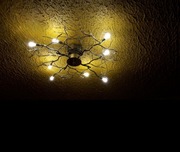 Żyrandol wiszący pająk 230v g4