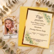 Zaproszenie na komunię świętą 