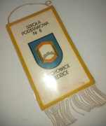 Proporczyk SzS Kusy Szkoła Podstawowa nr 8 Czechowice Dziedzice Herb