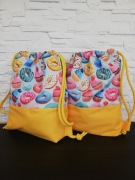 Workoplecak HANDMADE żółty donuty babeczki