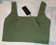 Zielony top rozmiar XS 