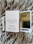 Dior J'adore D'eau, Paco Rabanne, Magnolia Estee Lauder, Fame, zestaw