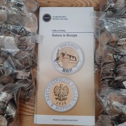 5 zł  Ratusz w Brzegu 2025 rok Najnowsza woreczek menniczy  foldery 