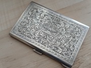 PAPIEROŚNICA GRAWER SREBRO PRÓBA 800 ITALIA