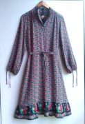 płaszcz spódnica tunikat unikat vintage boho retro