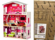 Nowy domek dla lalek XXL Rezydencja Malibu z windą ECOTOYS