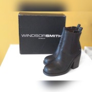 WINDSORSMITH fighty rozm10/41 czarne botki damskie