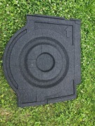 Wkład koła zapasowego Lexus RX450 półka 