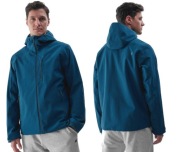 Kurtka męska z kapturem 4F WSS24-TTJAM462 granat