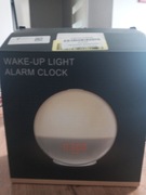 Lampa nocna z zegarem, budzikiem i radiem