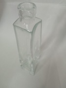 Szklany wazon butelka Ikea przezroczysty 20cm