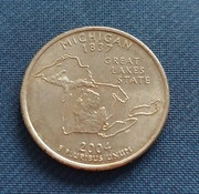 1/4 dolara - Michigan 2004r. P
