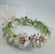 Wianuszek komunijny z opaska 