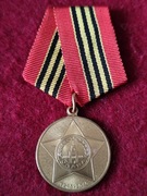 Medal 65-lecia zwycięstwa w Wielkiej Wojnie Ojczyźnianej 1941–1945 - Rosja 