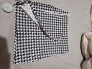 Spódnica mini w kratkę