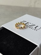 Pierścionek kolorowe oczka Zezu jewelry