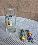 Kufel  HOLSTEN 0,4L+kapsle na butelki 6szt