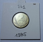 2 zł z 1985 roku  piękna moneta nr. 741
