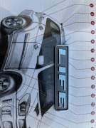 Emblemat life Vw  znaczek touran