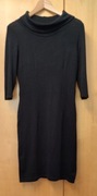 Czarna dzianinowa sukienka Quiosque  36 S