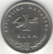 Chorwacja 1 kuna 1993 - 22,5 mm - nr 3