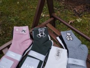 Skarpetki "SO&LI" bawełna, damskie długie kolorowe