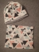 Śliczna czapka i komin