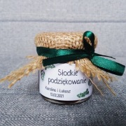 Naklejki na słoiczki z miodem 4x miód ślub wesele 