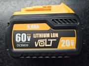 Bateria litowo-jonowego  DO DeWalt 20 V/60 V 9Ah Flexvolt