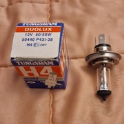 Żarówka reflektorowa H4 12V 60/55 W Tungsram Duolux 
