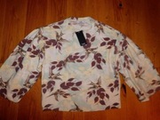 Nowa z metką bluza z polaru, ptaki, MANGO roz S/M