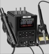 Stacja lutowniczna 2w1 Hot Air Nowa z regulacją przepływu powietrza  NOWA