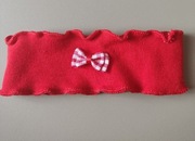 Opaska niemowlęca czerwona