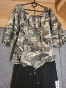 Bluzka włoska moro hafty - NOWA