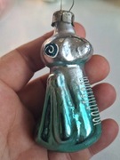 Bombka PRL stara kształtka na choinke 