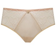 Figi klasyczne Samanta Charlotte B400 r. L, beżowe, koronka, majtki