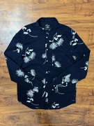 Koszula bawełniana z nadrukiem hawajska z długim rękawem regular fit HM M