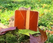 Otwierany skórzany CARDHOLDER etui na karty- IDEALNY NA PREZENT